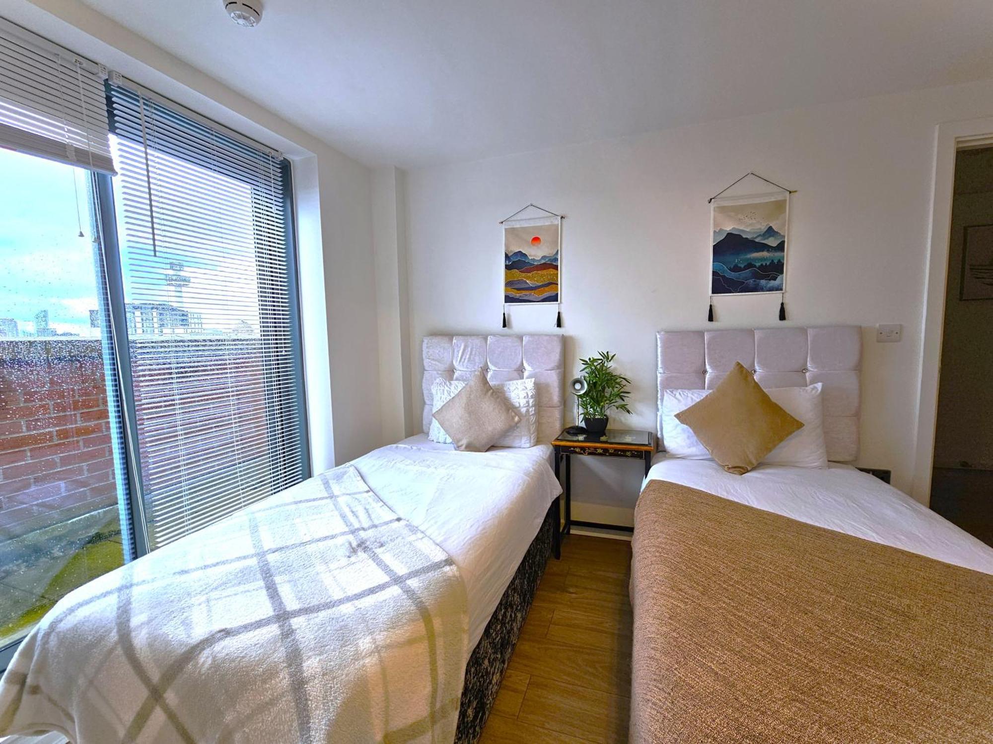Sidemersey Livings- Convenient 1-Bedroom Flat With A View, Central 利物浦 外观 照片